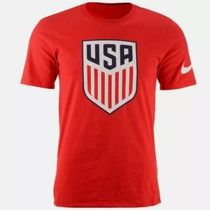 Nike USA National Team Crest Red Youth Teen T-Shirt
